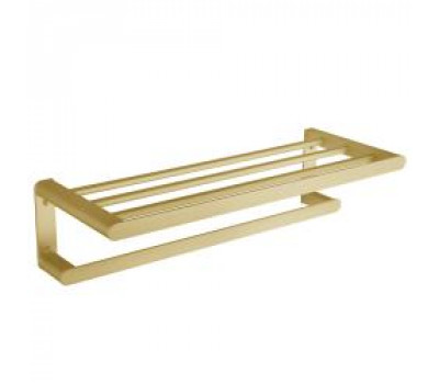 Полка для полотенец из алюминия Capri золото NOFER 16223.G 