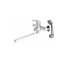 Смеситель для ванны с длинным изливом Bravat Drop-D F648162C-LB-RUS Хром 