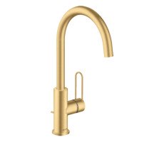 Смеситель для раковины Axor Uno 38036250 золото 