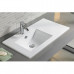 Тумба-умывальник Comforty Бремен-90 дуб белый с раковиной Comforty 9090EL 