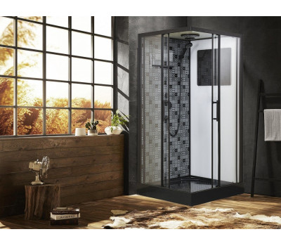 Душевая кабина Esbano ESB-100CKR черный  