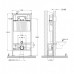 Инсталляция BETTOSERB Sava Free Standing+клавиша смыва DUO хром матовый/хром глянец (SFS40006463) 