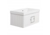 Тумба под раковину подвесная La Fenice Cubo FNC-01-CUB-B-80, белая  Тумба под раковину подвесная La Fenice Cubo FNC-01-CUB-B-80, белая