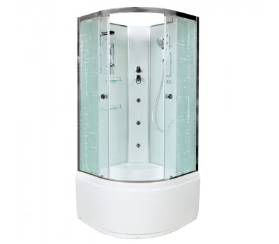 Душевая кабина AvaCan EM 5011 N с гидромассажем Хром 