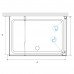 Душевой уголок 90x120 RGW Walk In 35100592-14 Черный матовый 