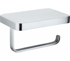 Держатель для туалетной бумаги с полкой WONZON & WOGHAND, Хром WW-9736 Держатель для туалетной бумаги с полкой WONZON & WOGHAND, Хром WW-9736