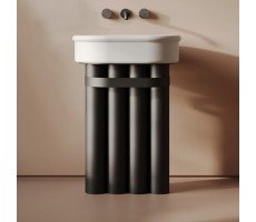 Конструкция из 3 металлических трубок для раковины Artceram Church ACA086 17 Черный матовый Конструкция из 3 металлических трубок для раковины Artceram Church ACA086 17 Черный матовый