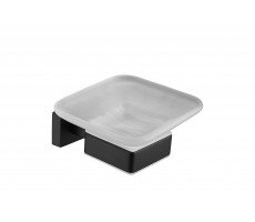 Мыльница стеклянная BELZ B90302 черный матовый 