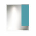 Шкаф-зеркало Onika Марви 60 бирюза, правый, с подсветкой 206089 