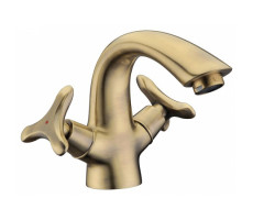 Смеситель для раковины KAISER Trio 57011-1 бронза Смеситель для раковины KAISER Trio 57011-1 бронза