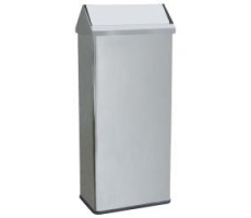 Контейнер из нерж. Стали прямоугольное 80 л. с крышкой NOFER 14075.80.B 