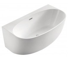 Ванна акриловая 180х88 Azario Cambridge CAM18090 пристенная, в комплекте с сифоном и металлической рамой 