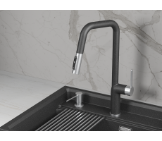 Смеситель для кухни GRANULA 9011, ЧЕРНЫЙ Смеситель для кухни GRANULA 9011, ЧЕРНЫЙ