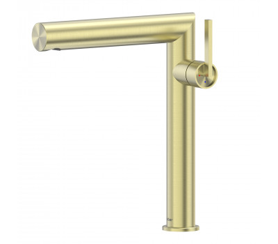 Смеситель ABBER Perfekte 316 AF8A11BG-L для раковины, золото брашированное 