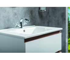 Тумба Armadi Art CAPOLDA 65 белая + ручка дерево 849-065-WW Тумба Armadi Art CAPOLDA 65 белая + ручка дерево 849-065-WW