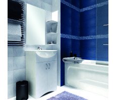 Тумба под раковину 1Marka Уют 50Н 2д. Белая Тумба под раковину 1Marka Уют 50Н 2д. Белая