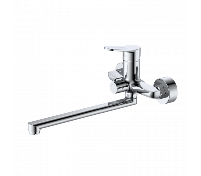 Смеситель для ванны с душем DQ Leipzig длинный излив хром DA1763301 