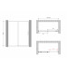 Душевая дверь ABBER Komfort AG93120B черный матовый 
