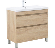 Тумба под раковину Aquanet Нота New 90 дуб светлый 00344146 Тумба под раковину Aquanet Нота New 90 дуб светлый 00344146