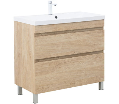 Тумба под раковину Aquanet Нота New 90 дуб светлый 00344146 Тумба под раковину Aquanet Нота New 90 дуб светлый 00344146