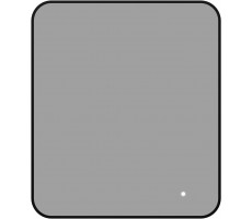 Зеркало Aquanet Контур 800х700 LED TX черный 00367650 