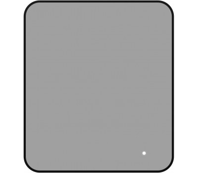 Зеркало Aquanet Контур 800х700 LED TX черный 00367650 