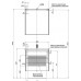 Тумба с раковиной Aquanet Латина 70 белый (2 ящика) 
