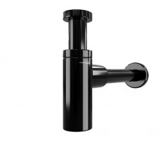 Сифон WasserKRAFT Glan 6600 A171 черный матовый 