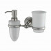 Стакан/дозатор WasserKRAFT Ammer K-7000 7089 никель 