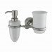 Стакан/дозатор WasserKRAFT Ammer K-7000 7089 никель 