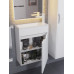 Тумба с раковиной для ванной подвесная Uperwood Modul 50х21х62 см, белая матовая 393020544 Тумба с раковиной для ванной подвесная Uperwood Modul 50х21х62 см, белая матовая 393020544