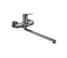 Смеситель для ванны Shevanik S8522T, оружейная сталь