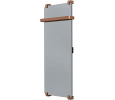 Полотенцесушитель электрический Allen Brau Infinity 100x44 с рейлингом, медь браш 