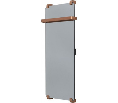 Полотенцесушитель электрический Allen Brau Infinity 100x44 с рейлингом, медь браш 