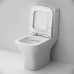 Унитаз-компакт без ободка с сиденьем микролифт AM.PM Gem C908601SC Белый 