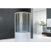 Душевой угол с поддоном Royal Bath RB 100BK-C (матовое) белый 