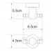 Крючок WasserKRAFT Donau K-9400 9423D Хром 