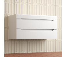 Тумба подвесная Style Line Остин под раковину Фортуна 100 2 ящ белый эмаль PLUS ЛС-00002407-2 Тумба подвесная Style Line Остин под раковину Фортуна 100 2 ящ белый эмаль PLUS ЛС-00002407-2