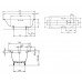Ванна стальная 150x70 Kaldewei Saniform Plus Star 331 133100010001 ножки отдельно