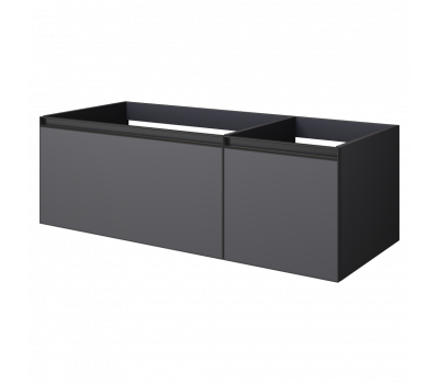 Тумба Armadi Art ANTHRACITE QUATRO 2 120см профиль ANTHRACITE с подсветкой 790-M2-120-A-A-LED Тумба Armadi Art ANTHRACITE QUATRO 2 120см профиль ANTHRACITE с подсветкой 790-M2-120-A-A-LED