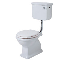 Комплект SIMAS LANTE LA02 низкий бачок LA28B c фронтальной ручкой, низкая труба D23cr хром Комплект SIMAS LANTE LA02 низкий бачок LA28B c фронтальной ручкой, низкая труба D23cr хром