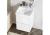 Тумба Aquaton Сканди 45 1A251601SD010 с раковиной Адриана 45