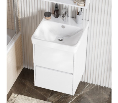 Тумба Aquaton Сканди 45 1A251601SD010 с раковиной Адриана 45