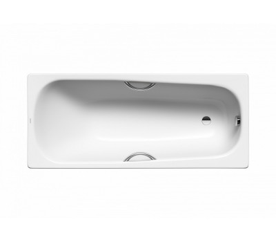 Ванна стальная 180х80 Kaldewei SANIFORM PLUS STAR 133700013001 Easy clean, alpine white, ножки отдельно, с отверстиями для ручек